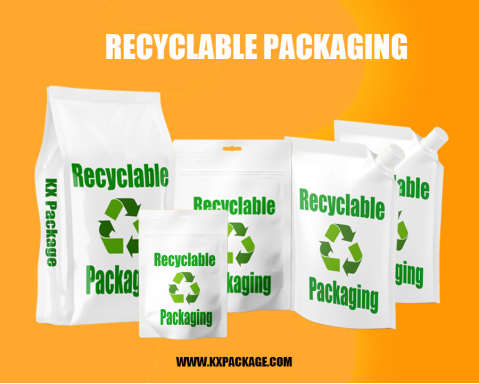Περιβαλλοντικά φιλικές ανακυκλώσιμες σακούλες συσκευασίας για μπισκότα Gummy Candy Stand Up Bag με το λογότυπο του πελάτη 6